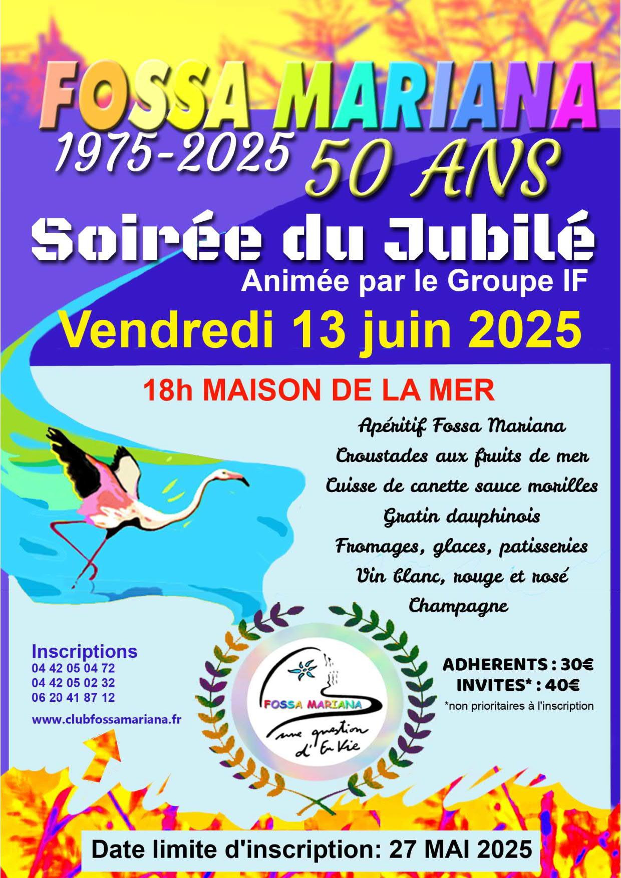 13 juin soiree 50 ans fossa mariana 1