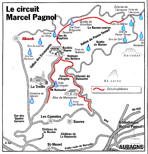 Circuit marcel pagnol aubagne