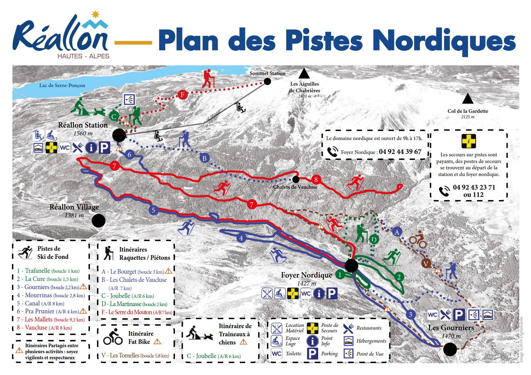 Plan pistes nordiques reallon 2021 2022 web 1