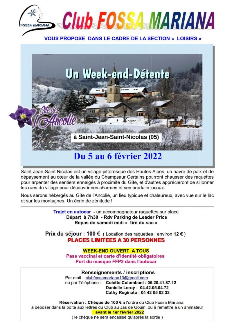 Week end detente stjean st nicolas 1